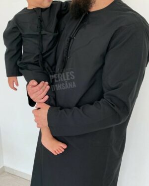 Qamis Assobi Noir