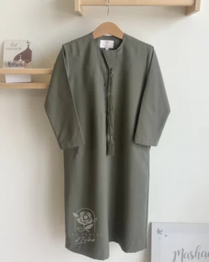 Qamis Assobi Kaki Enfant