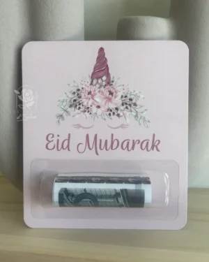 CARTE CADEAU EID MUBARAK - GIRLY