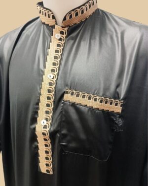 Qamis Bilal Noir